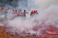 GAOZHOU, CHINA Ã¢â¬â CIRCA MARCH 2019: Nian Li a unique traditional festival holds in the west of Guangdong Province, China.